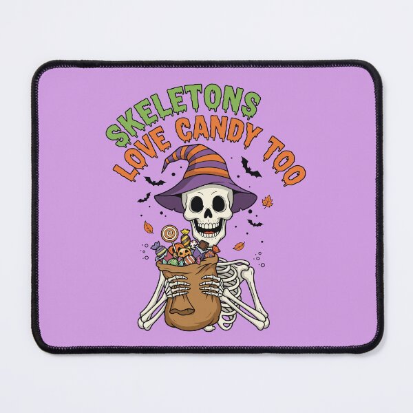 Item preview, Skeletons Love Candy Too Funny Halloween Skeleton Witch designed and sold by Amir Faysal.