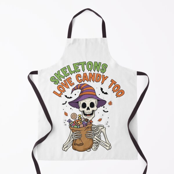 Item preview, Skeletons Love Candy Too Funny Halloween Skeleton Witch designed and sold by Amir Faysal.