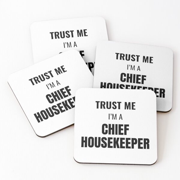 Item preview, Trust Me I'm a Chief Housekeeper (Black) designed and sold by ShipCrewNation.