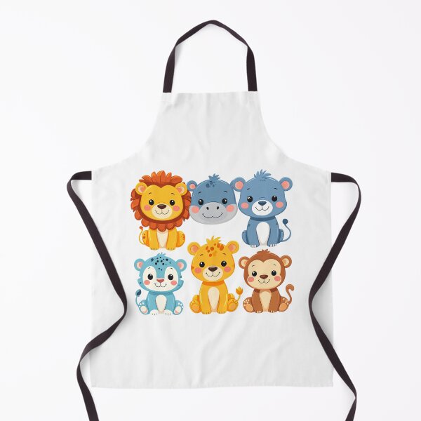 Item preview, Cute Baby Safari Animals Kawaii Sticker Pack designed and sold by Monyegy.