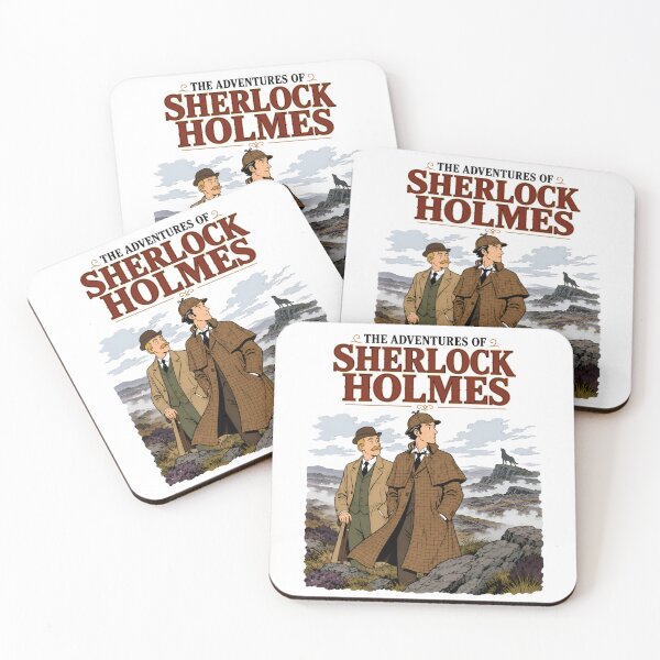 Item preview, The Adventures of Sherlock Holmes Retro Comic Moor Art designed and sold by Fenay Designs.