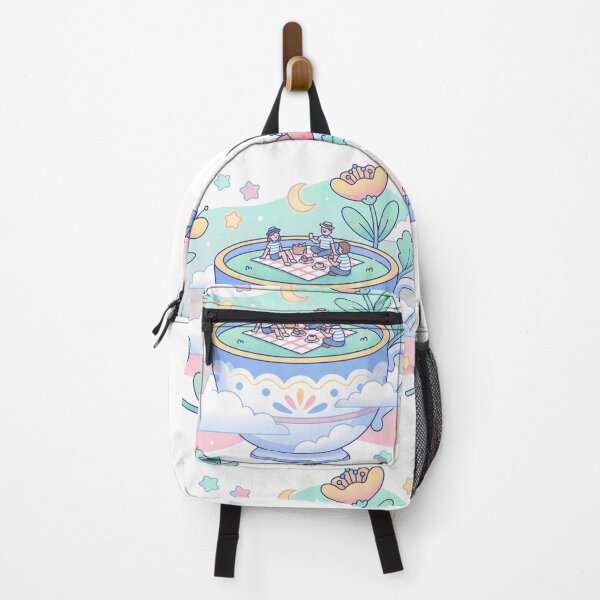 Item preview, Flowers Cute Kawaii Tea Time Dreamland Picnic Art designed and sold by ART ATTACK ZONE.