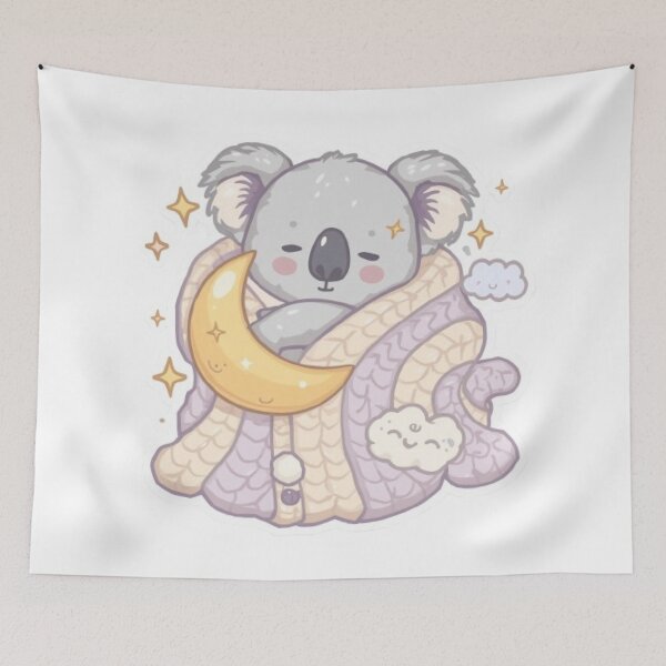 Item preview, Adorable Sleepy Koala | Cozy Kawaii Animal Sticker designed and sold by Stylestickers55.