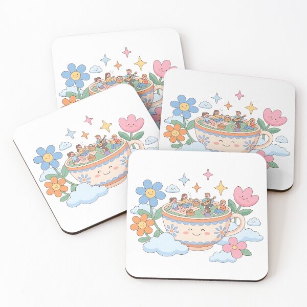 Item preview, Music Day Kawaii Tea Time Dreamland Picnic Art designed and sold by ART ATTACK ZONE.
