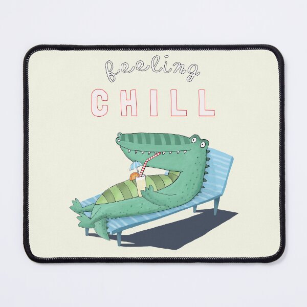 Item preview, Feeling Chill! Fun Crocodile Chilling In The Sun By Carla Daly designed and sold by Carla Daly.