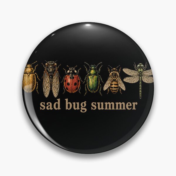 Item preview, Sad Bug Summer Vintage Entomology Nature Lover designed and sold by will freed18.