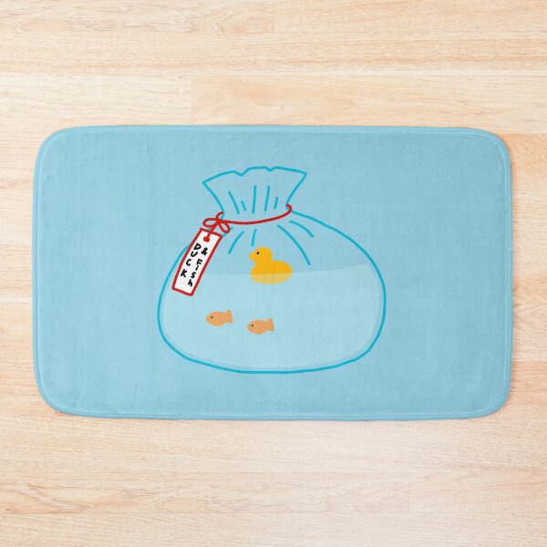 Item preview, a Duck and fishes in the plastic bag designed and sold by superbaechoo.