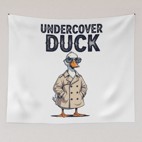Item preview, Undercover Duck Funny Detective Secret Agent designed and sold by Amir Faysal.