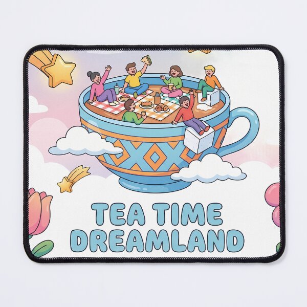 Item preview, Dreamland Kawaii Tea Time Dreamland Picnic Art designed and sold by ART ATTACK ZONE.