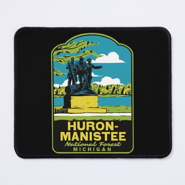 Item preview, Huron Manistee National Forest Michigan Retro designed and sold by HalpinDesign.