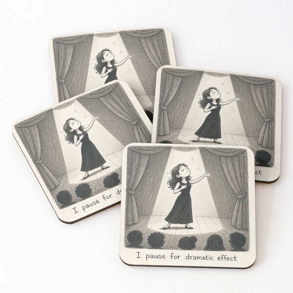 Item preview, I pause for dramatic effect designed and sold by CinemaChronik.