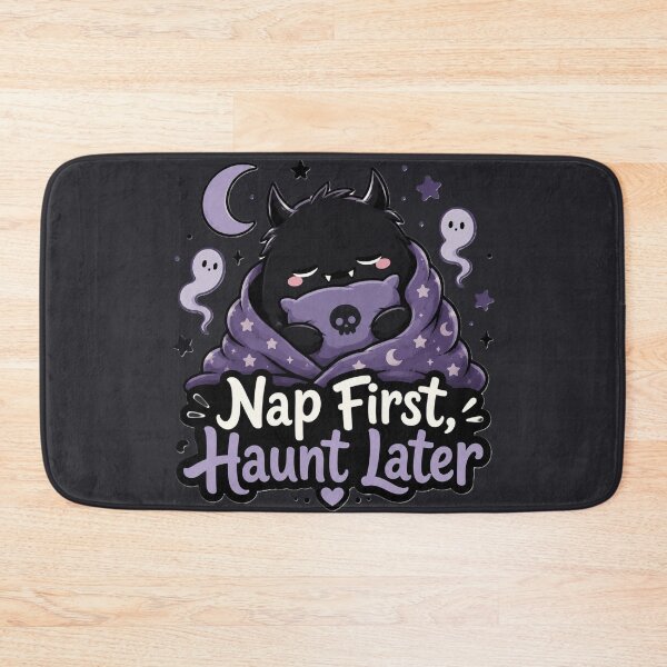 Item preview, Nap First Haunt Later Cute Sleepy Monster designed and sold by House of Rein.
