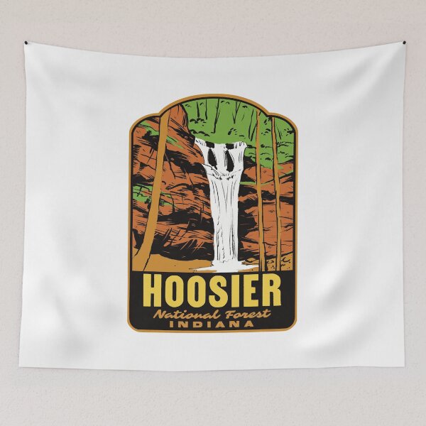 Item preview, Hoosier National Forest Indiana Retro designed and sold by HalpinDesign.