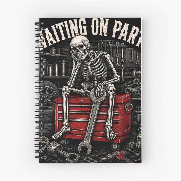 Item preview, Funny Waiting On Parts Mechanic Skeleton Auto Repair Life designed and sold by will freed18.