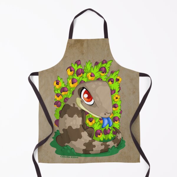 Item preview, Blue Tongue Lizard in the Boronia Bush designed and sold by CamelliaKittens.