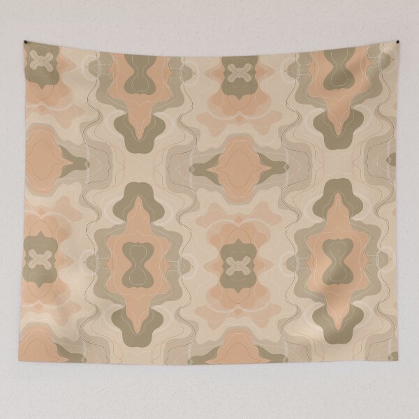 Item preview, Organic Earth Flow Minimalist Wavy Seamless Pattern designed and sold by Witsnu7356.