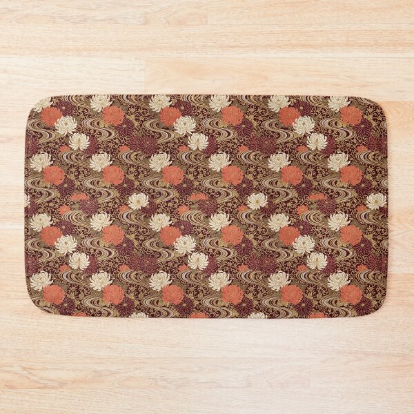 Item preview, Vintage Chrysanthemum Kiku and Asanoha Geometric Pattern designed and sold by ArtfulAlchemy1.