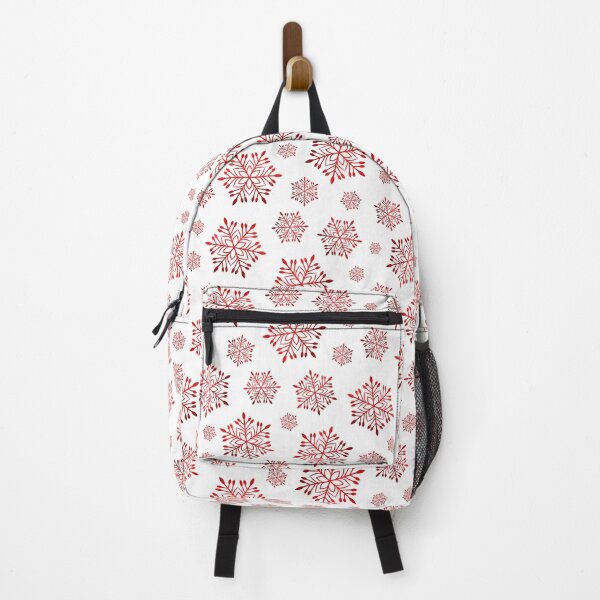 Item preview, Red Snowflakes with a Classic Nordic Winter Aesthetic designed and sold by GraffiTimi.