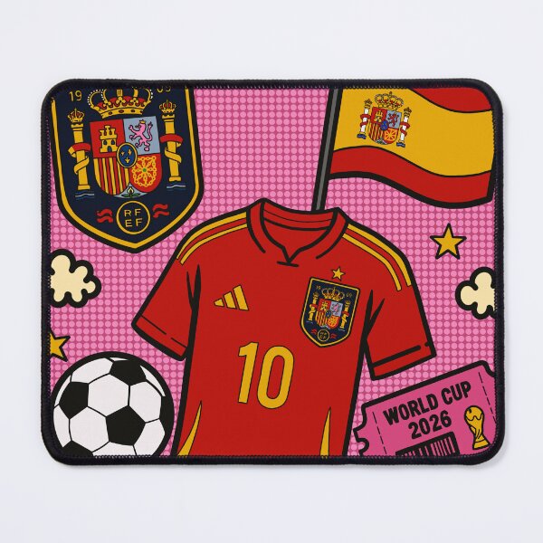 Item preview, Spain World Cup 2026 Football Pop Art designed and sold by ART-ENI.