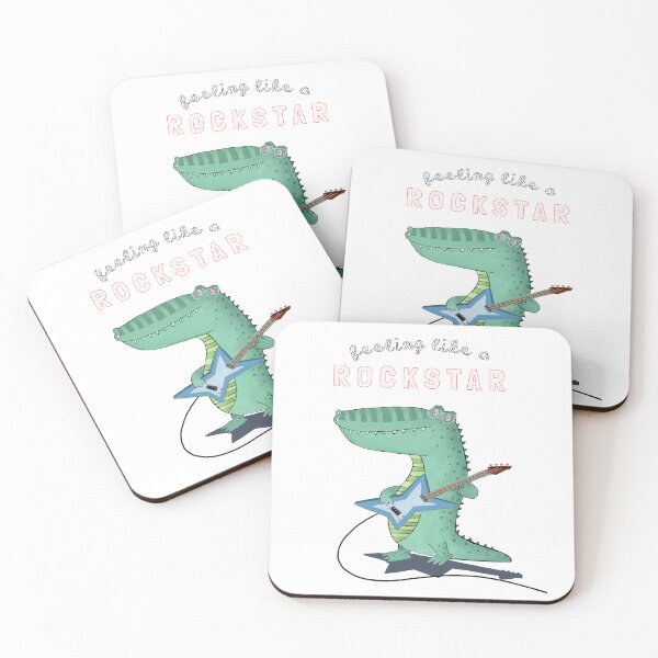 Item preview, Feeling Like A Rockstar! Fun Crocodile Playing Guitar By Carla Daly designed and sold by Carla Daly.