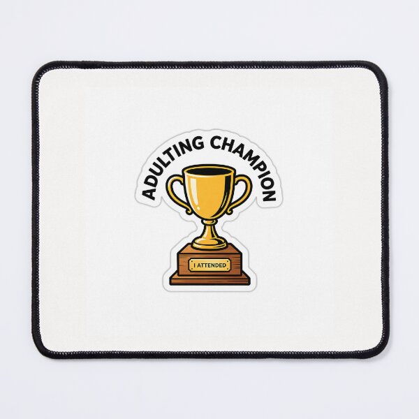 Item preview, I Survived The Week Participation Trophy Sticker designed and sold by yanejoy.