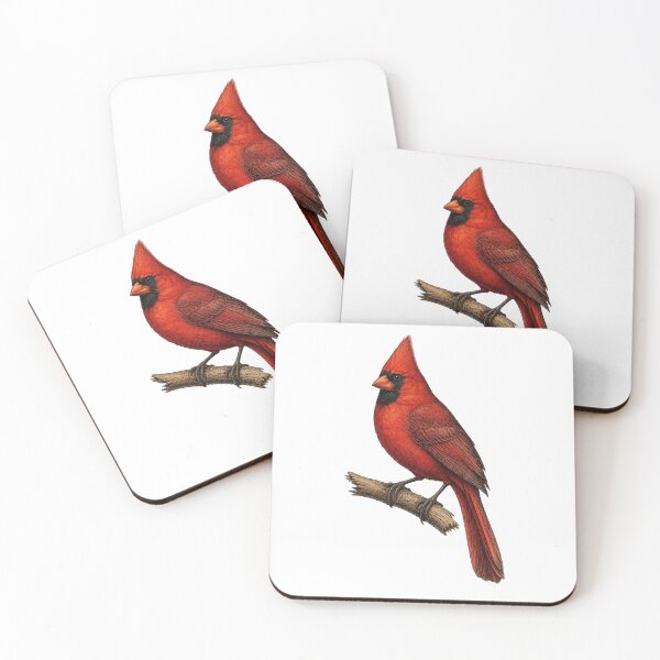 Item preview, Northern Cardinal Vintage Plate designed and sold by KrungiT Design .