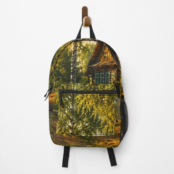 Item preview, Golden Birch Village at Sunset designed and sold by NocturnBotany.