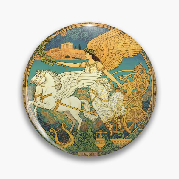 Item preview, Nike, Goddess of Victory | Greek Mythology Art Print | Stoneflower-Art designed and sold by Stoneflower-Art.