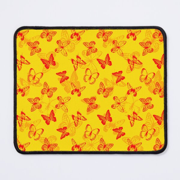 Item preview, Yellow and Red Butterfly Pattern Design designed and sold by PatternTitan.