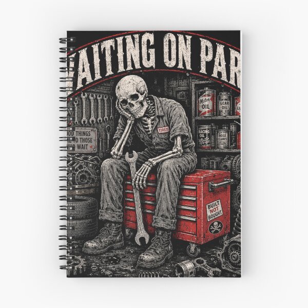 Item preview, Funny Waiting On Parts Mechanic Skeleton Auto Repair Life designed and sold by will freed18.