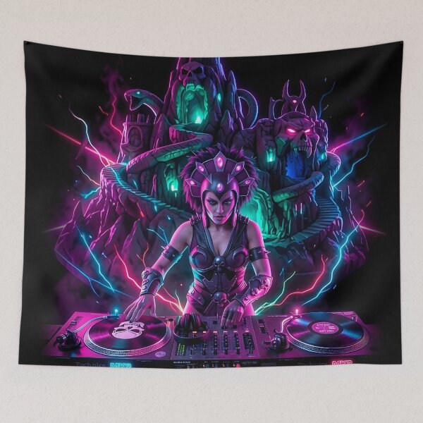Item preview, EviL DJ - Sorceress of the Night Snake Beats designed and sold by keythxctrs.