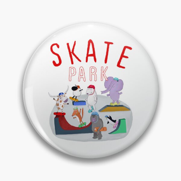 Item preview, Skate Park! Fun Animals At The Skate Park By Artist Carla Daly designed and sold by Carla Daly.
