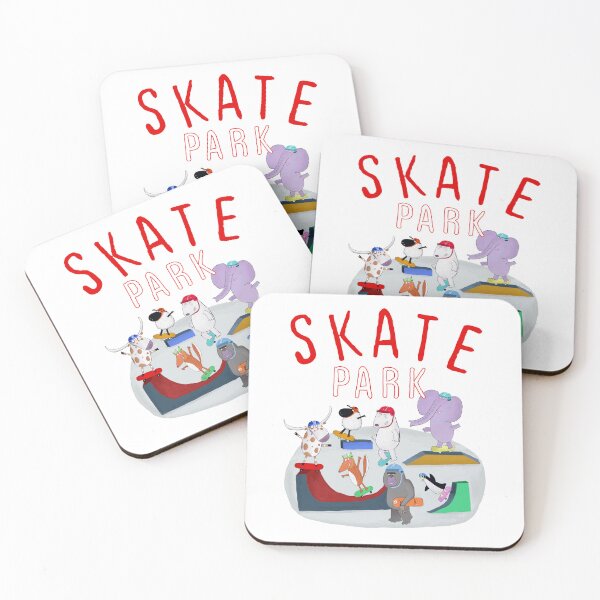 Item preview, Skate Park! Fun Animals At The Skate Park By Artist Carla Daly designed and sold by Carla Daly.