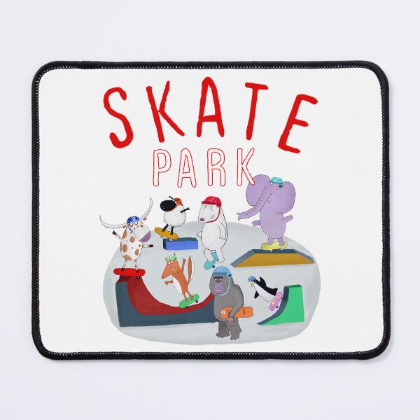 Item preview, Skate Park! Fun Animals At The Skate Park By Artist Carla Daly designed and sold by Carla Daly.