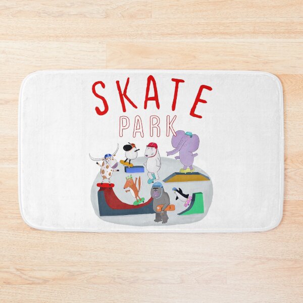 Item preview, Skate Park! Fun Animals At The Skate Park By Artist Carla Daly designed and sold by Carla Daly.