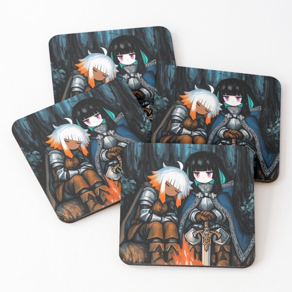 Item preview, Lesbian knight and her squire designed and sold by The King's general goods.
