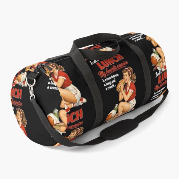 Item preview, Retro Pin-Up Fitness Lunch: Fun Sports Design designed and sold by Pineapple-Tree.