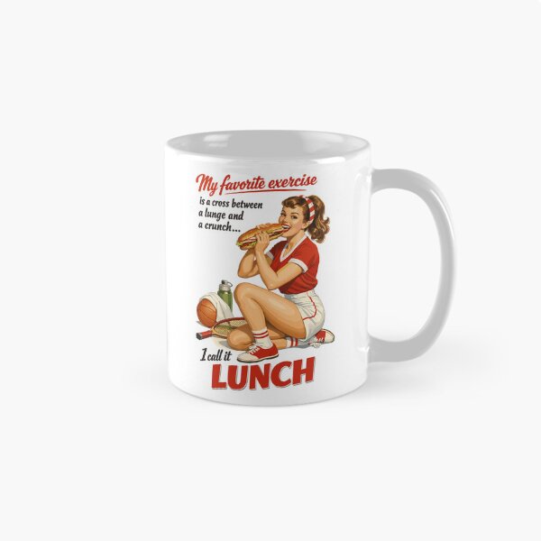 Item preview, Retro Pin-Up Fitness Lunch: Fun Sports Design designed and sold by Pineapple-Tree.