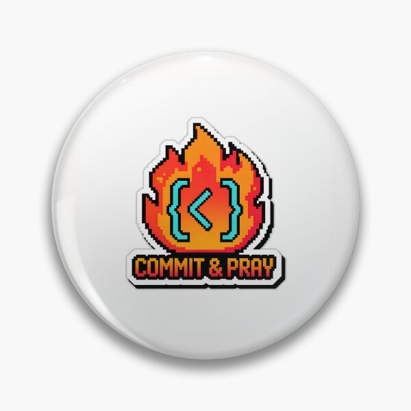 Item preview, Git Commit Code On Fire Programmer Burnout Sticker designed and sold by yanejoy.