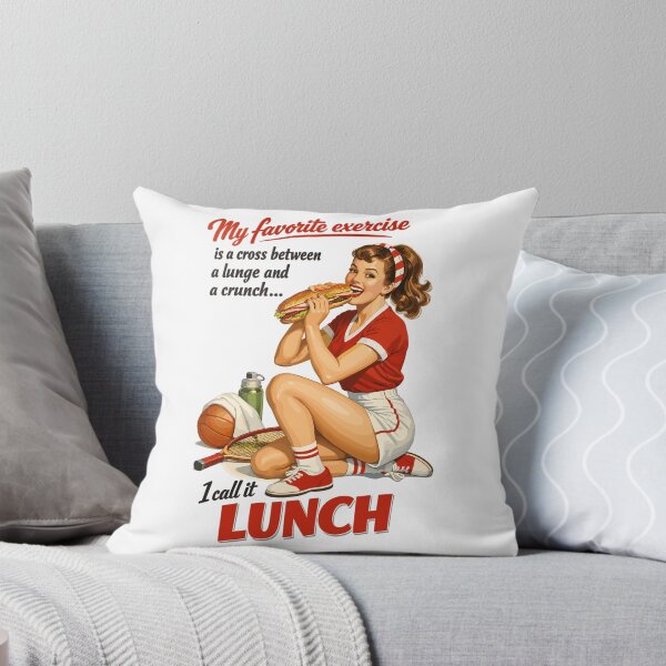 Item preview, Retro Pin-Up Fitness Lunch: Fun Sports Design designed and sold by Pineapple-Tree.