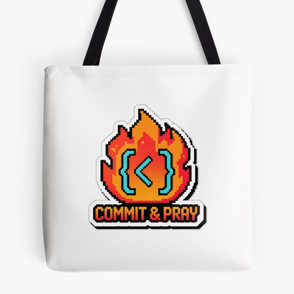 Item preview, Git Commit Code On Fire Programmer Burnout Sticker designed and sold by yanejoy.