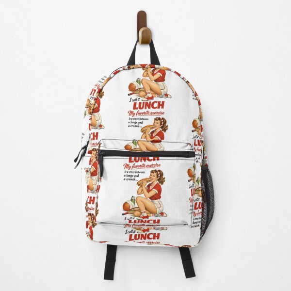 Item preview, Retro Pin-Up Fitness Lunch: Fun Sports Design designed and sold by Pineapple-Tree.