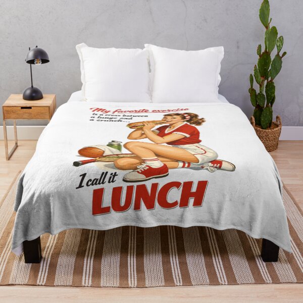 Item preview, Retro Pin-Up Fitness Lunch: Fun Sports Design designed and sold by Pineapple-Tree.