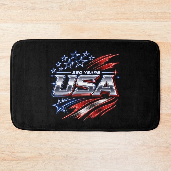 Item preview, Patriotic 250 Years USA Retro Chrome Aesthetic designed and sold by Orivana.