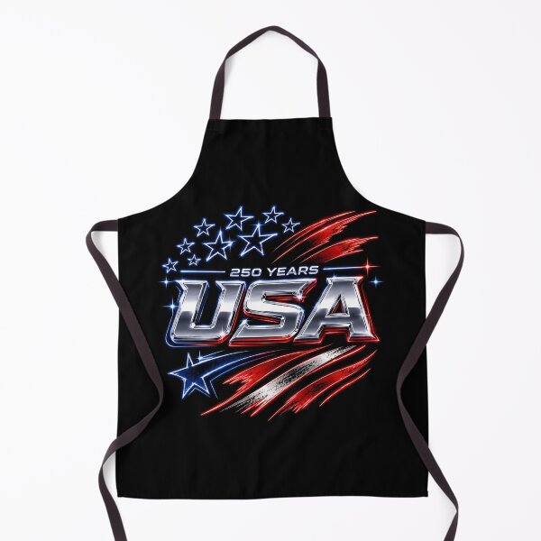 Item preview, Patriotic 250 Years USA Retro Chrome Aesthetic designed and sold by Orivana.
