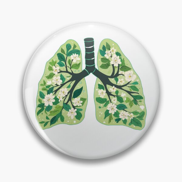 Item preview, Floral Lungs Vintage Botanical Anatomy Lime Green Leaves Flower Aesthetic Streetwear Graphic designed and sold by DesignArtist.ia.