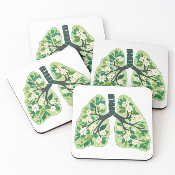 Item preview, Floral Lungs Vintage Botanical Anatomy Lime Green Leaves Flower Aesthetic Streetwear Graphic designed and sold by DesignArtist.ia.