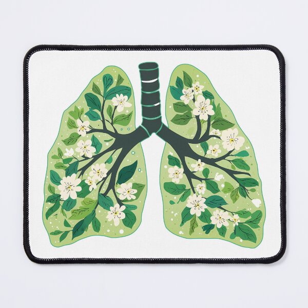 Item preview, Floral Lungs Vintage Botanical Anatomy Lime Green Leaves Flower Aesthetic Streetwear Graphic designed and sold by DesignArtist.ia.