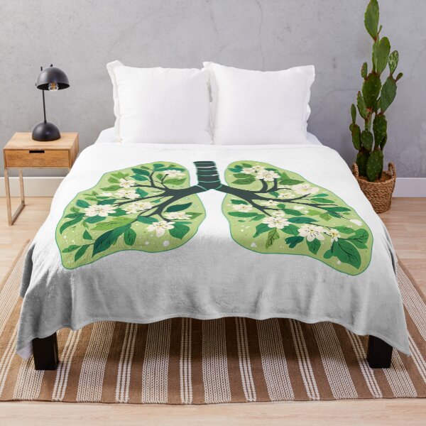 Item preview, Floral Lungs Vintage Botanical Anatomy Lime Green Leaves Flower Aesthetic Streetwear Graphic designed and sold by DesignArtist.ia.