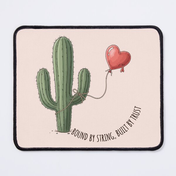 Item preview, Bound By String Built By Trust Cute Cactus Balloon designed and sold by Amir Faysal.